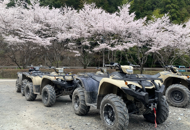 自然に囲まれたATVスポーツランドはるの